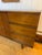 Vintage Mid-Century Modern Walnut Triple Low Boy Dresser, 9 drawers with Bow Tie chrome hardware and tapered legs. The...