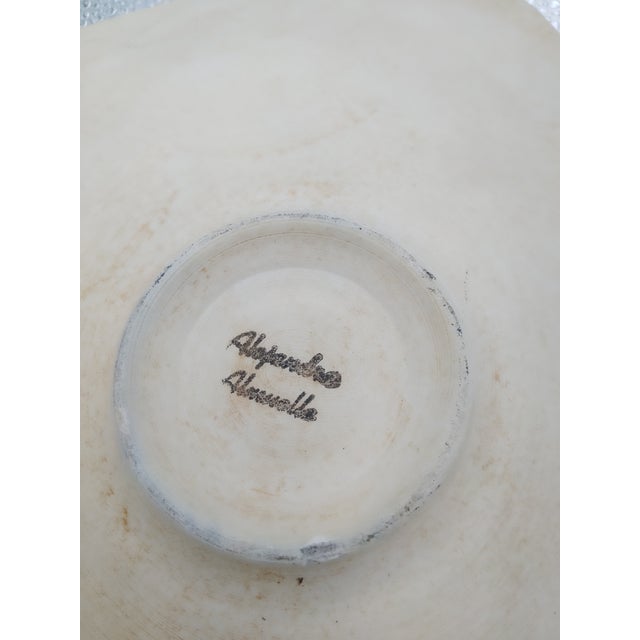 Figurative 1990s Alejandra Almuelle Pottery Tray For Sale - Image 3 of 6