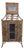 Victirian Bamboo Corner Cabinet For Sale