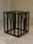 1970s Black Lacquered Oak and Beech Table with Leather Bindings and Tempered Glass Top by Gasparucci Italo, Italy, 1970s For Sale - Image 5 of 18