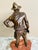 Figurative Late 19th Century Carl Kauba “The Trooper” Austrian Bronze Sculpture on Rouge Marble Base – Signed For Sale - Image 3 of 7