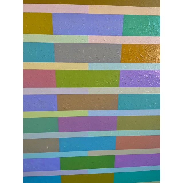 Contemporary 8 Stripes II, Original Painting by Richard Butz For Sale - Image 3 of 12
