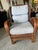 Bielecky Brothers Vintage Mid-Century Bielecky Brothers, Rattan, and Wicker Wingback Lounge Chair For Sale - Image 4 of 15