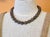 Pietersite Beaded Necklace With Sterling Silver Pietersite Clasp, 19" For Sale - Image 4 of 8