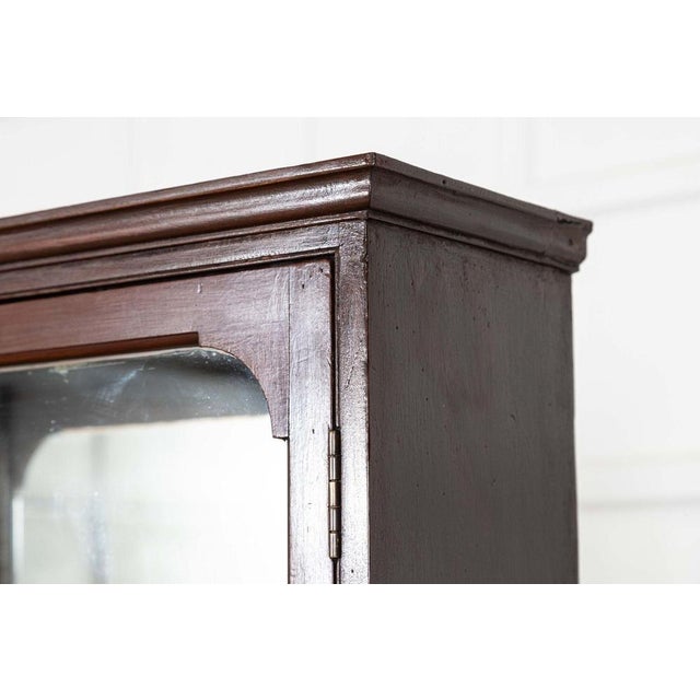 19th Century English Mahogany Glazed Chemist Cabinet, 1880s For Sale - Image 9 of 15