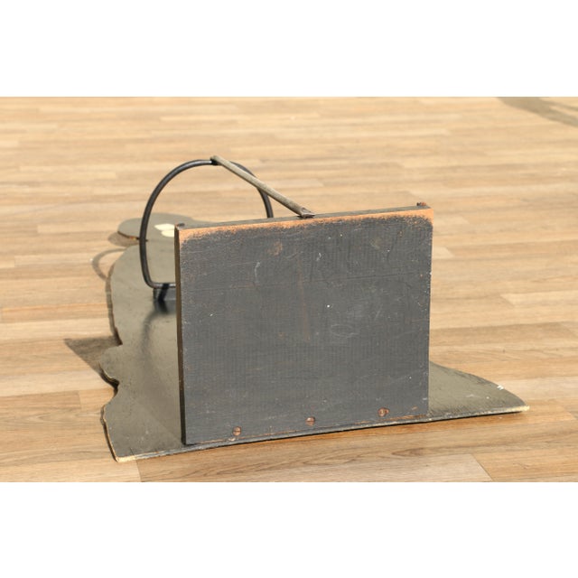 Antique 1920s Hand-Painted Wooden Cavalier Figural Umbrella Stand For Sale - Image 17 of 18