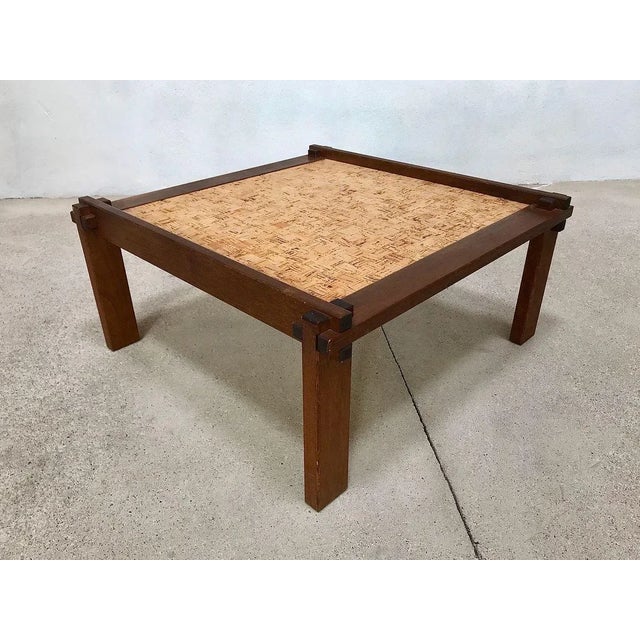 Maroon Brutalist Farmer Side Tables with Reversible Tops by Gerd Lange for Bofinger, 1960s, Set of 2 For Sale - Image 8 of 18