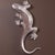 This little guy has such detail, that if it weren't for the metallic nickel finish, you would swear it was real! Team it...