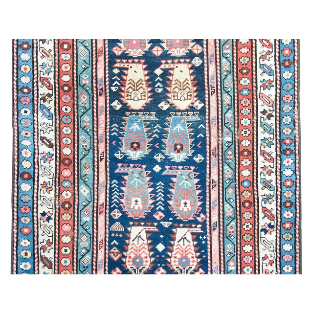 Early 20th Century Persian Ganjeh Rug For Sale - Image 14 of 16