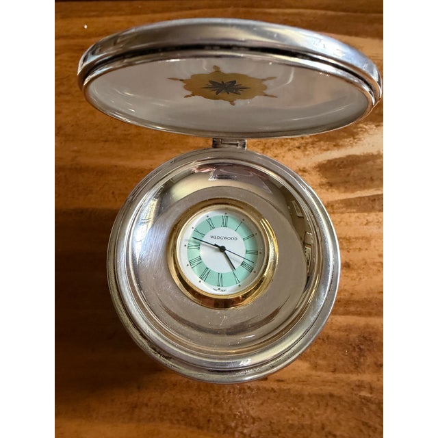 Wedgwood Hidden Treasures, the Greenwich Clock, Sterling Silver Fitment For Sale - Image 9 of 10
