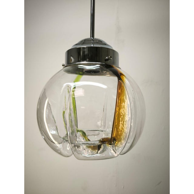 Murano Glass Pendant Lamp, 1970s For Sale - Image 13 of 18