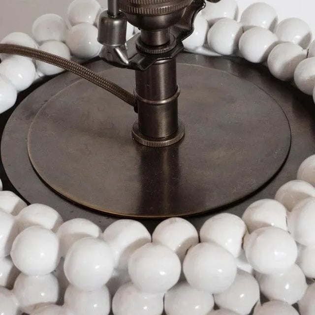 Clustered Ball Ceramic Table Lamps - A Pair For Sale - Image 11 of 12