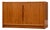 1970s Danish Modern 48” Teak Credenza Cabinet For Sale