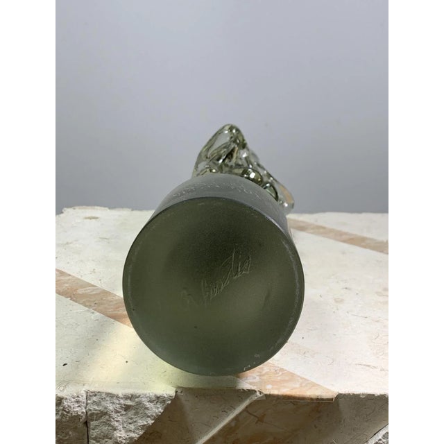 Gray 1970s R Rosato Murano Glass Entwined Lovers Sculpture, Signed For Sale - Image 8 of 10