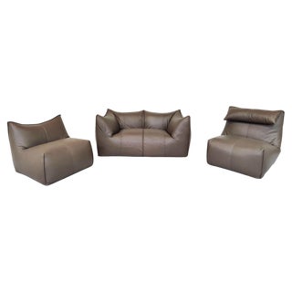 Mid-Century Modern Le Bambole Seating Set by Mario Bellini for B&B Italia, 1970s, Set of 3 For Sale