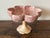 1970s 1970s Italian Pink Marble Scalloped Pedestal Bowl For Sale - Image 5 of 5