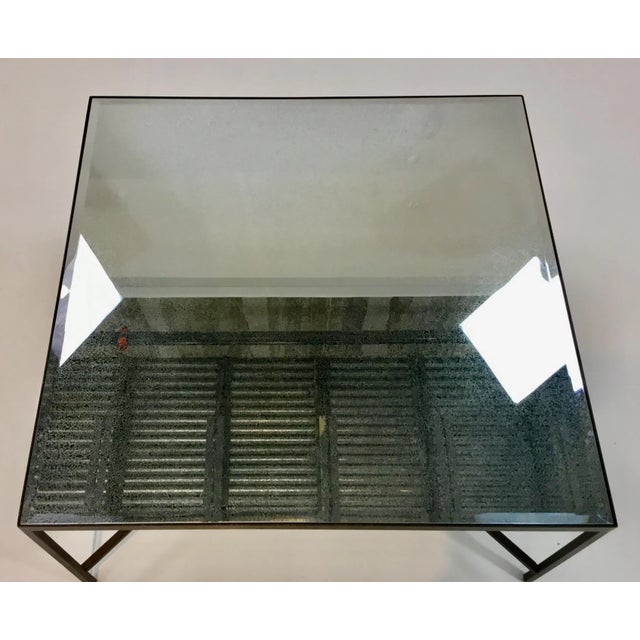 Hayward Iron and Mirror Cocktail Table For Sale In Atlanta - Image 6 of 8