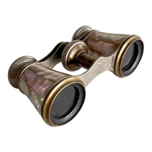 Early 20th Century French Sportiere Mother-of-Pearl Opera Glasses, Paris