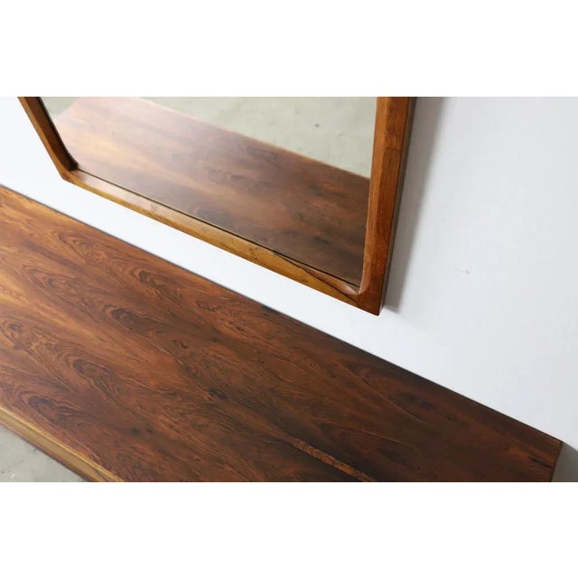 Aksel Kjersgaard Model 334 Chest of Drawers with Mirror by Kai Kristiansen for Aksel Kjersgaard, 1960s, Set of 2 For Sale - Image 4 of 13