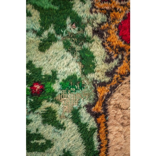 Large Aubusson Rug in Cotton and Wool For Sale - Image 11 of 14
