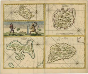 Antique Map of Manipa by F. Valentijn, 1726