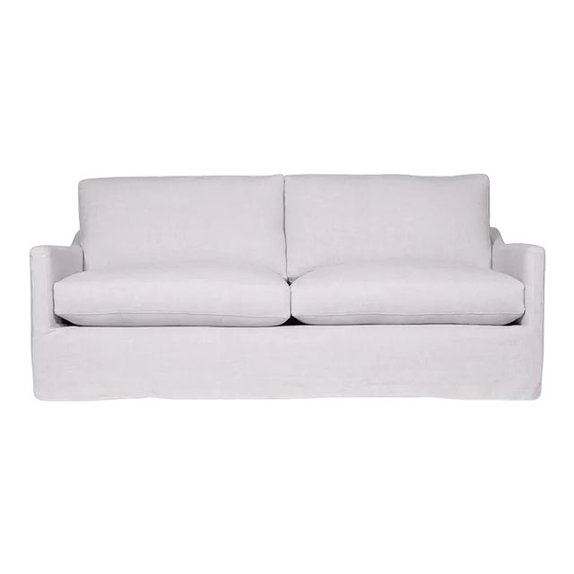 Moss Home Megan Sofa 108"W, Luca Snow For Sale