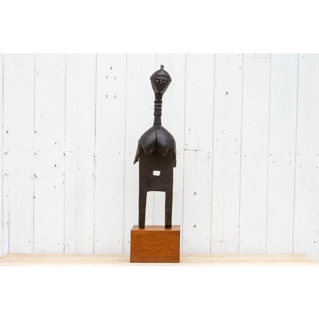 African Rare Antique African Fertility Statue For Sale - Image 3 of 11