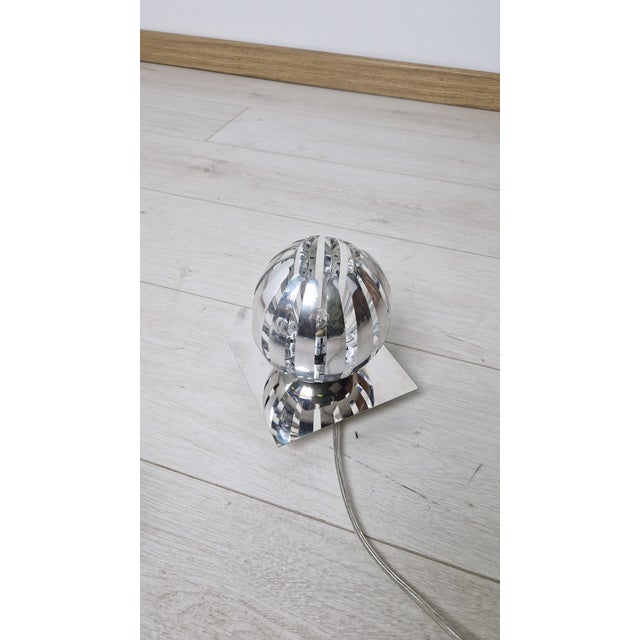 Metal Chromed Metal Table Lamps with Touch Function, Set of 2 For Sale - Image 7 of 15