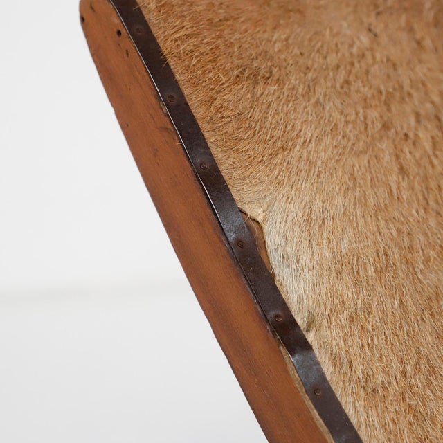 Mexican Vintage Petite Mexican Butaque in the Style of Clara Porset For Sale - Image 3 of 5