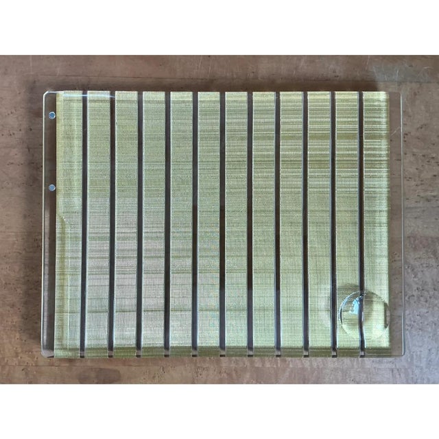 Vintage Lucite Decorative Serving Tray For Sale - Image 11 of 12