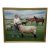 British Oil Portrait Painting Camilla Parker Bowles at Wiltshire Farm Prized Sheep & Horses, Signed Diana Douglas Hamilton Dated 2002 For Sale