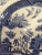 Antique English Barker & Till Blue & White Chinoiserie Willow Pattern Ceramic Plate, Circa 1842 For Sale - Image 4 of 7
