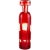 Mid 20th Century Vintage Murano Fratelli Toso Ruby Red Bands Plaid Pattern Italian Art Glass Bottle Decanter For Sale - Image 5 of 5