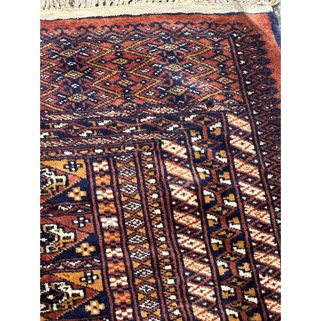 Textile Vintage Turkmen Style Pakistani Chowal Bobyrugs Rug, 1980s For Sale - Image 7 of 18