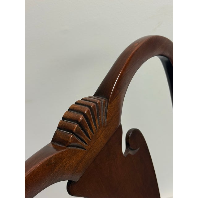 Brown Vintage Pennsylvania House Solid Cherry Georgian Dining Chairs - Set of 6 For Sale - Image 8 of 12