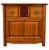 Beautiful small entryway sideboard with a small black marble top. Excellent condition. Dimensions: Height 94 cm, Width 91...