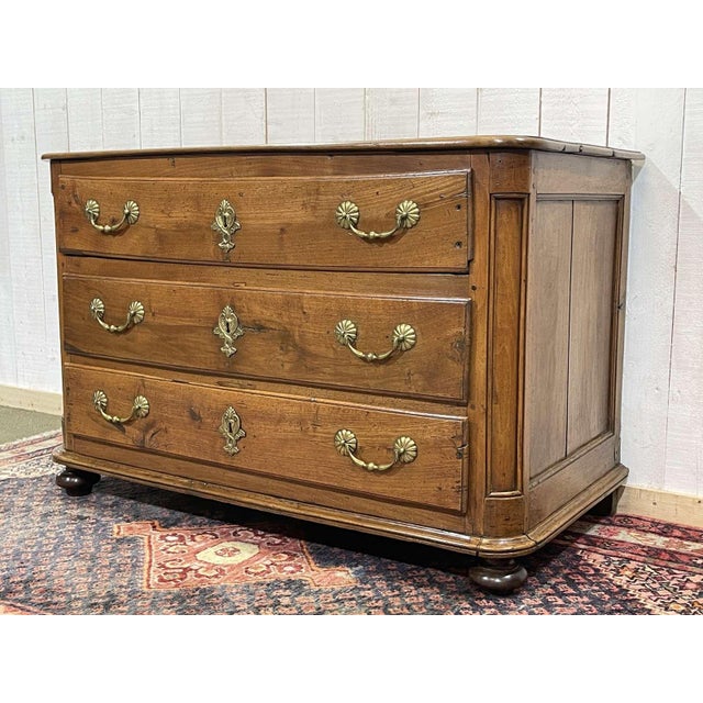Brown Antique Chest of Drawers in Walnut and Fir, 1700s For Sale - Image 8 of 18