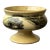 Antique Salt Cellar in Seaweed Yellow Ware, Circa Early-Mid 19th Century For Sale