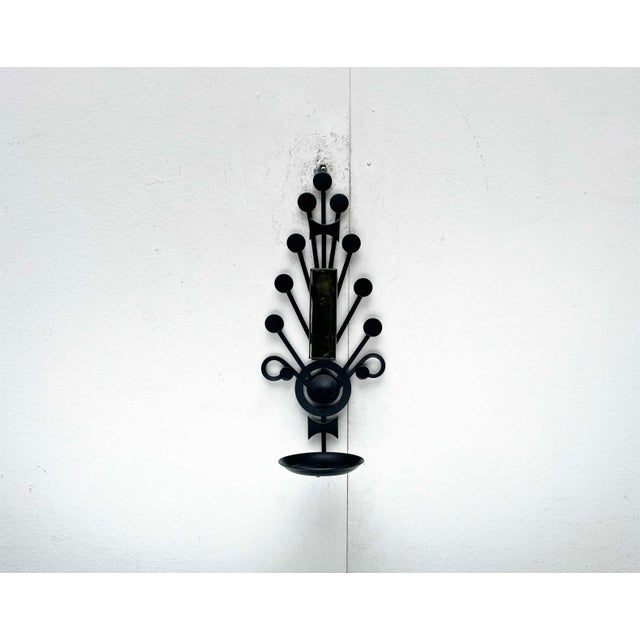 Mid-Century Modern Danish Candleholders in Metal and Glass from Dantoft, 1960s, Set of 2 For Sale - Image 5 of 18