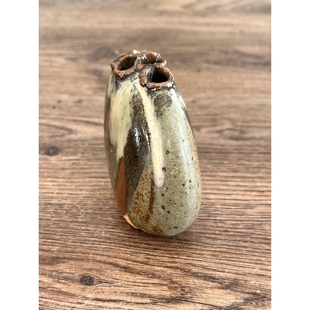 Mid 20th Century Vintage Mini Stem Vase For Sale - Image 5 of 9
