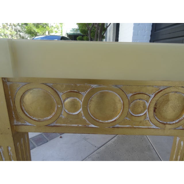 Late 20th Century Italian Neoclassical Console Table For Sale - Image 11 of 11