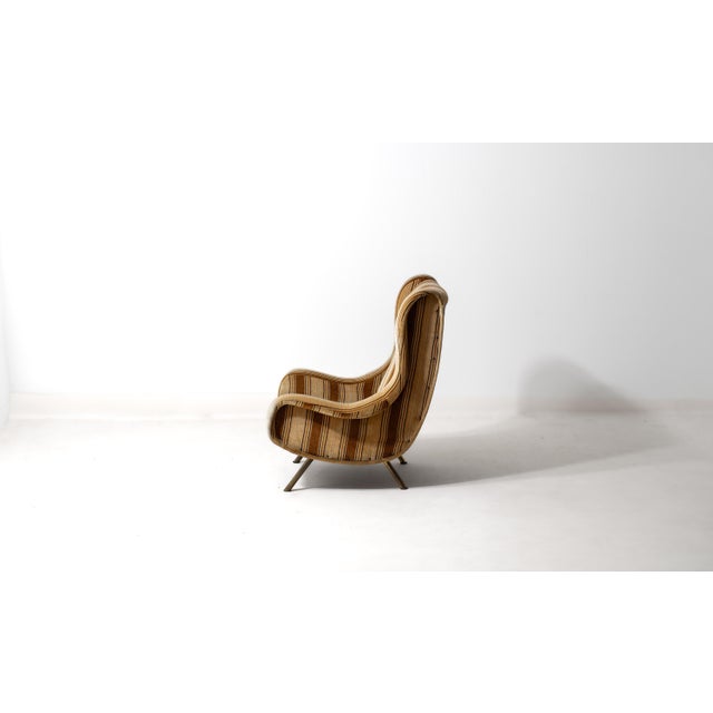 Mid-Century Modern Senior Chair by Marco Zanuso for Arflex, 1950s For Sale - Image 3 of 12