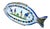 Vintage Henriot Quimper Fish Serving Platter. Depicts a handpainted hiker and maiden at the center of a fish shape serving...