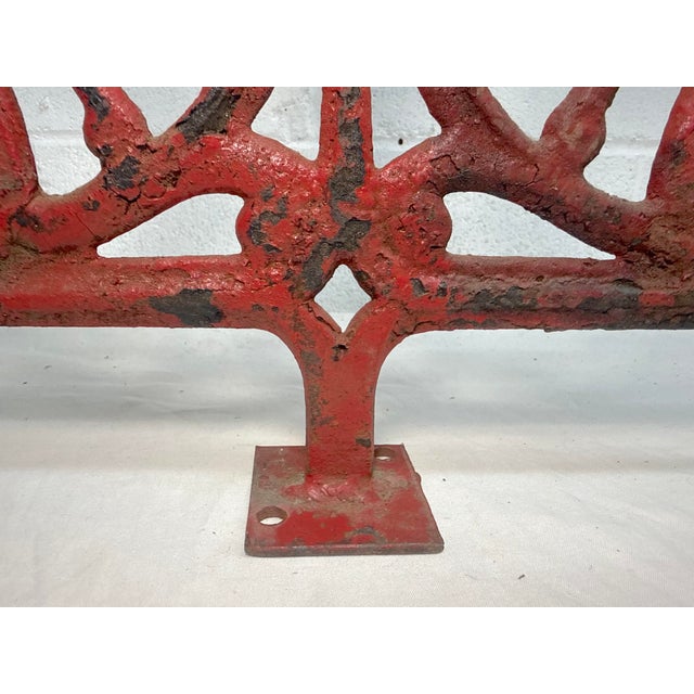 Metal Antique 1900's Cast Iron Outdoor Jewish Synogogue Architectural Salvage Finial For Sale - Image 7 of 9