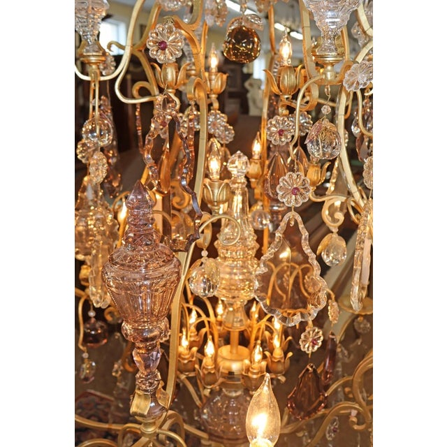 19th Century Palatial French Louis XV Style Chandelier Attributed to Baccarat For Sale - Image 17 of 17
