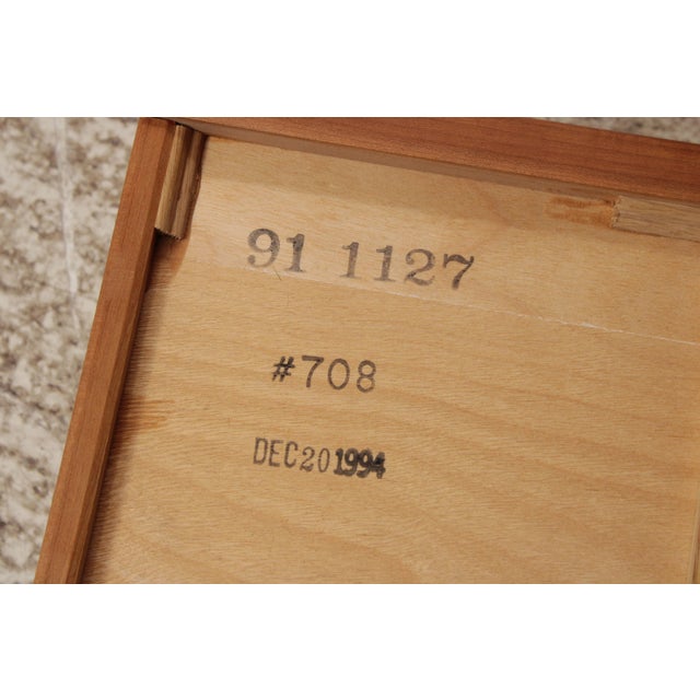 Stickley Cherry 4 Door Cherry Tv Armoire For Sale - Image 16 of 18