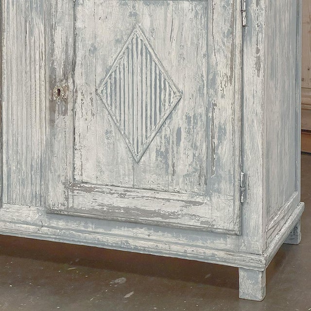 18th Century Swedish Gustavian Period Painted Buffet For Sale - Image 16 of 18