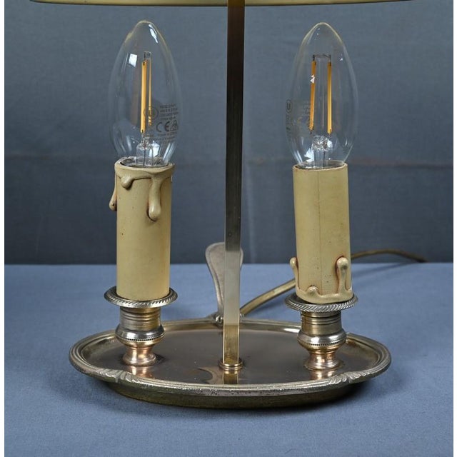 Antique Brass Bouillotte Lamps, 1890s, Set of 2 For Sale - Image 12 of 18