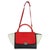 Red Red Black White Grained Calfskin Small Trapeze Bag For Sale - Image 8 of 9