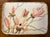 French Antique 19th Century Aesthetic Movement CFH GDM French Limoges Porcelain Rectangular Tray or Platter With Hand Painted Irises For Sale - Image 3 of 7